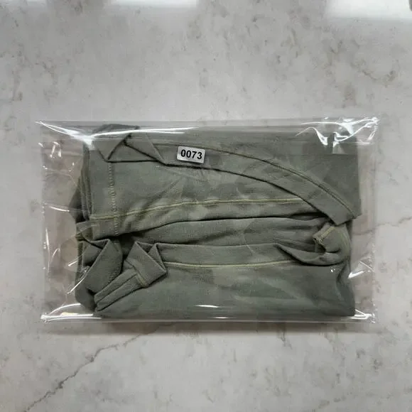 SKIMS Olive Green Cotton Tank Top Women's XS Minimalist Luxury Clean Loungewear - Picture 15 of 15